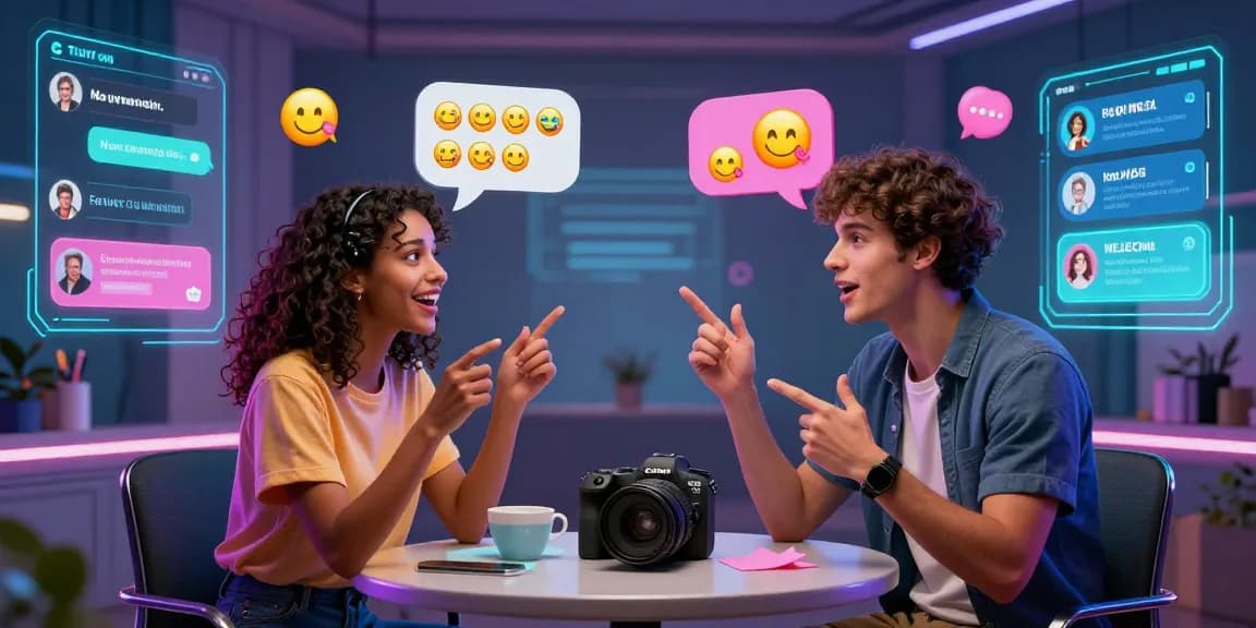Engaging ai nsfw chat experience showcasing interactive avatars and playful conversation.