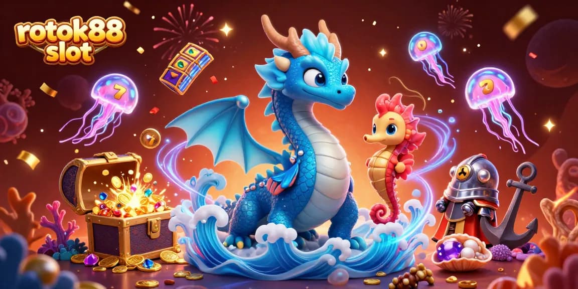 Experience the thrill of rokok88 slot with vibrant characters amidst treasures and adventure.