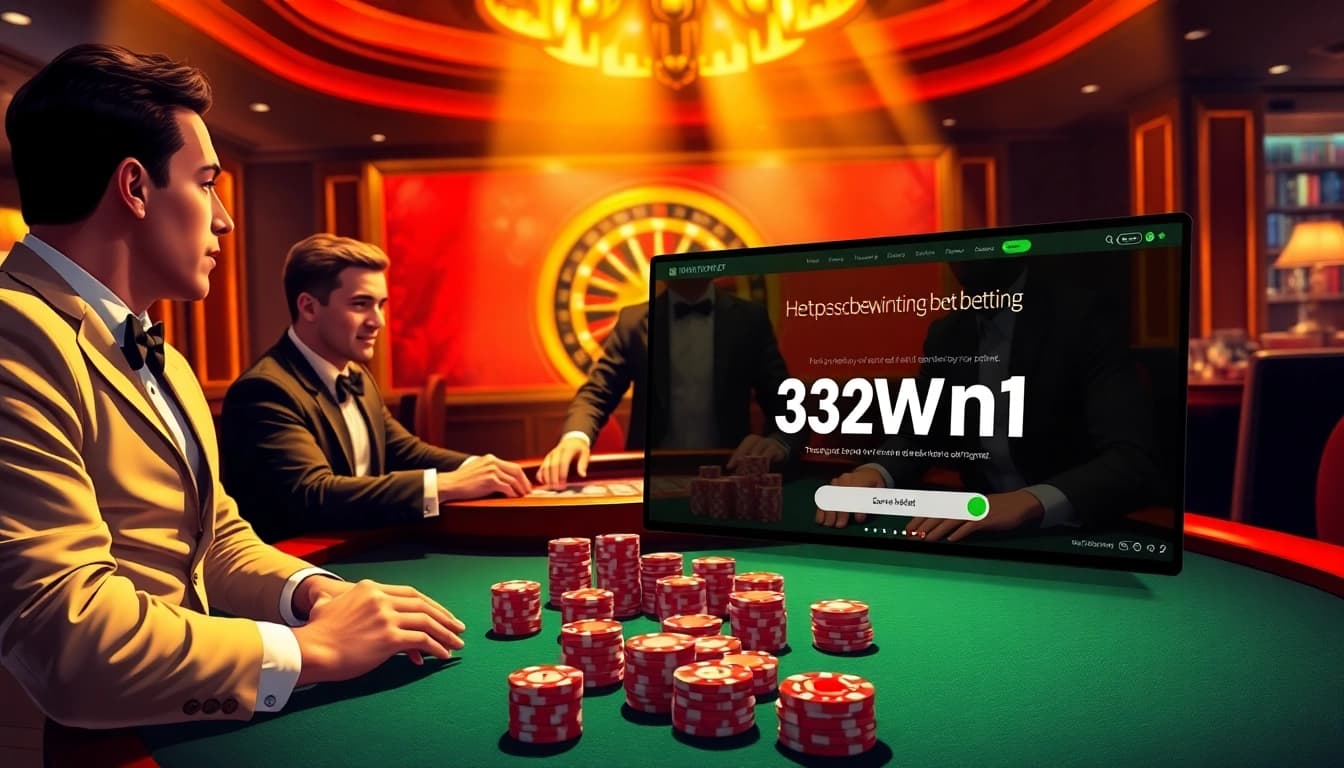 Experience the excitement of gambling with professional players at https://32win11.net/ poker tables.