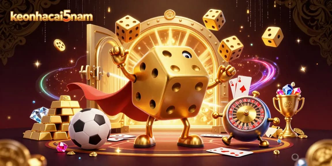Experience sports betting action with keonhacai5nam's vibrant characters and dynamic visuals in an engaging scene.