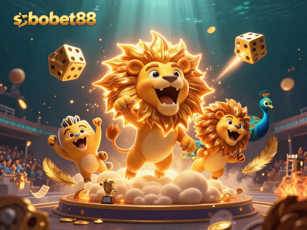 sbobet88 boasts thrilling sports betting action with vibrant visuals and dynamic gaming elements.