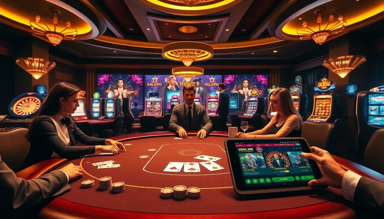 Engage with the thrilling experience of vào shbet không bị chặn at an elegant casino table.