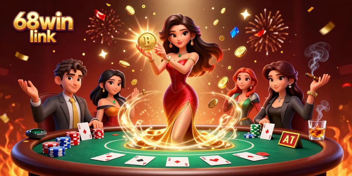 Experience thrilling action with the 68win link as golden coins rain down in an exciting online gambling scene.