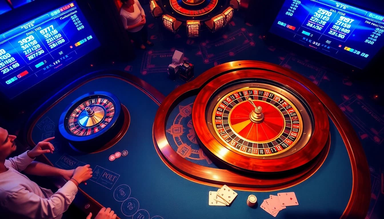 Experience the S8 excitement at a luxurious casino with vibrant tables and thrilling gameplay.