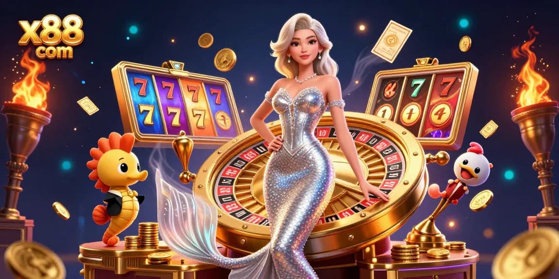 Spin the golden roulette wheel at x88 com while enjoying a vibrant casino atmosphere with exciting game elements.
