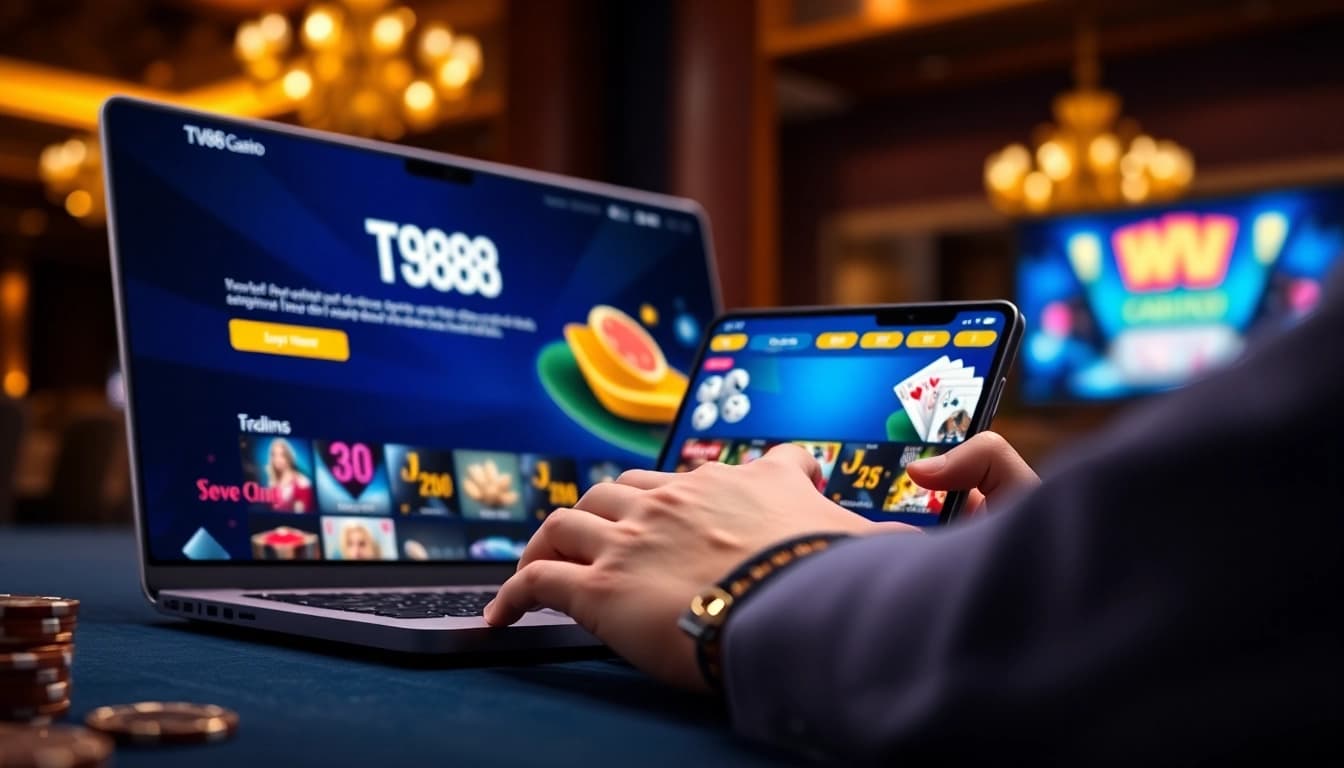 TV88 homepage showcasing a modern online gaming experience at https://whycazino.com with vibrant casino elements.