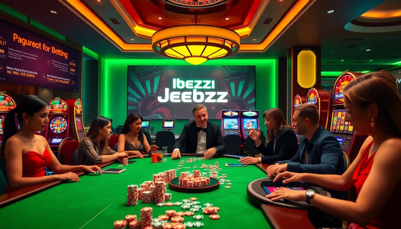 Experience the thrill at jeetbuzz ক্যাসিনো with vibrant games and excited players.