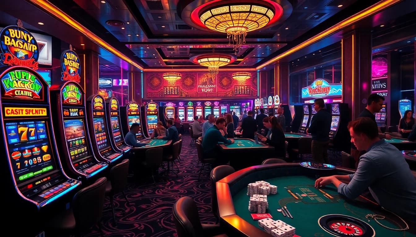 Experience the thrill of jeet buzz at a luxurious casino with vibrant table games and excitement.