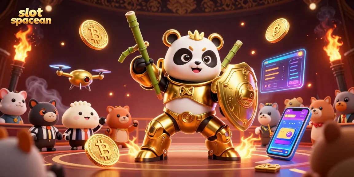 Spin the reels with slot spaceman in an action-packed 3D casino showdown featuring vibrant characters.
