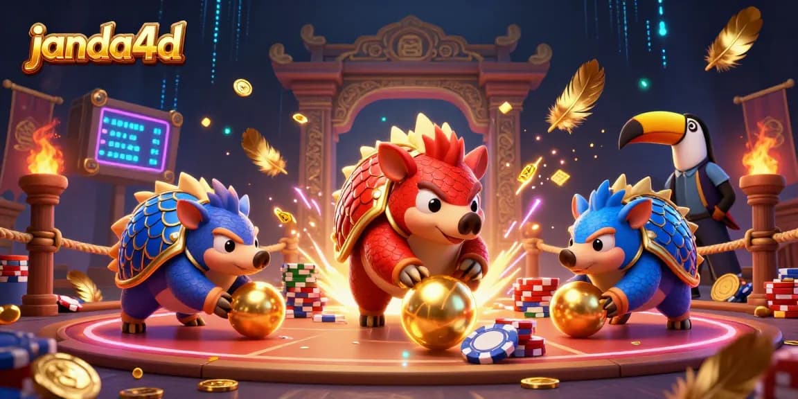 janda4d menghasilkan kemenangan dengan pangolin bersaing di arena judi yang megah.