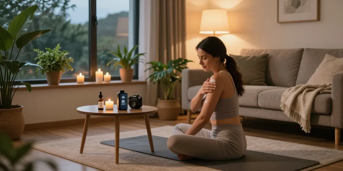 Muha Meds CBD oil and vape device in a serene wellness setting with topical application