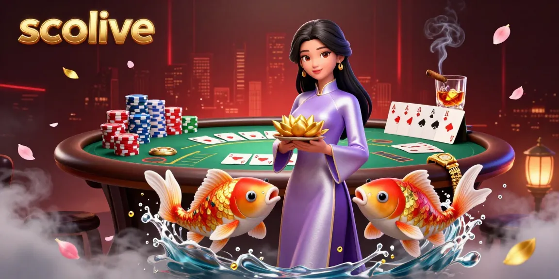 Socolive brings captivating live-action entertainment with rich poker elements and 3D character artistry.