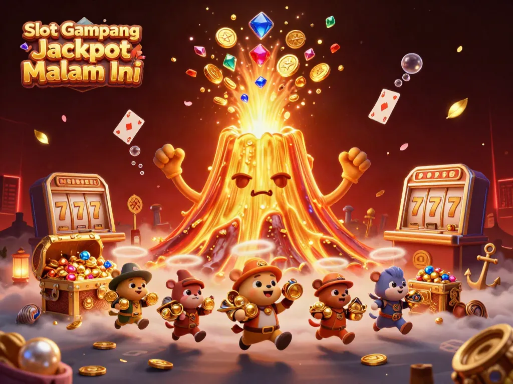 Mainkan slot gacang jackpot malam ini dengan karakter menarik dan suasana kasino yang meriah