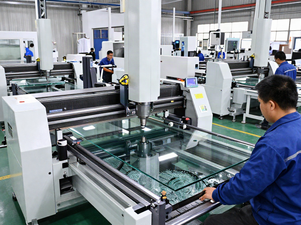 Glass machine manufacturers operate advanced machinery for glass production.