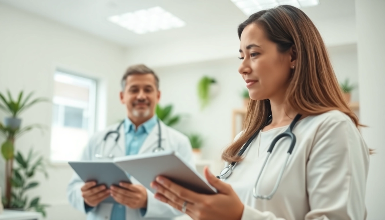 Patient discussing medical marijuana card options with a healthcare provider.