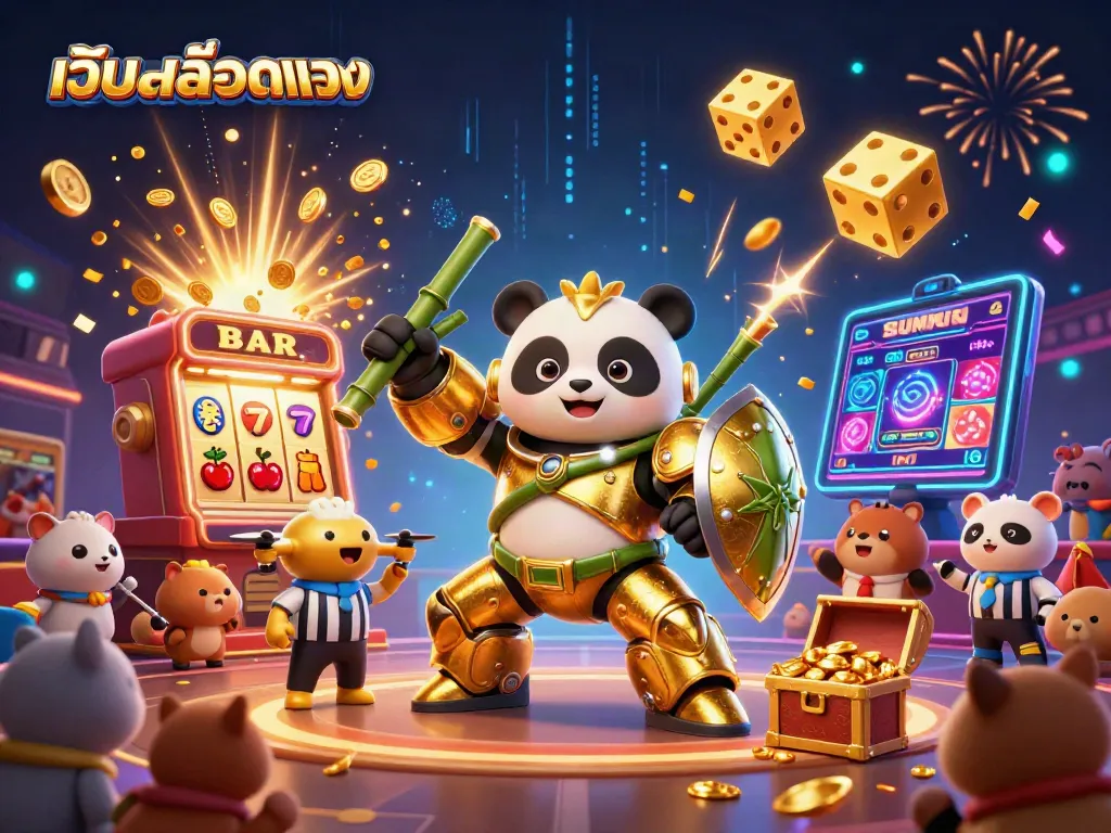 สนุกกับ เว็บสล็อตตรง ผ่านหุ่นยนต์ที่น่าตื่นเต้นในสนามแข่งขนาดใหญ่