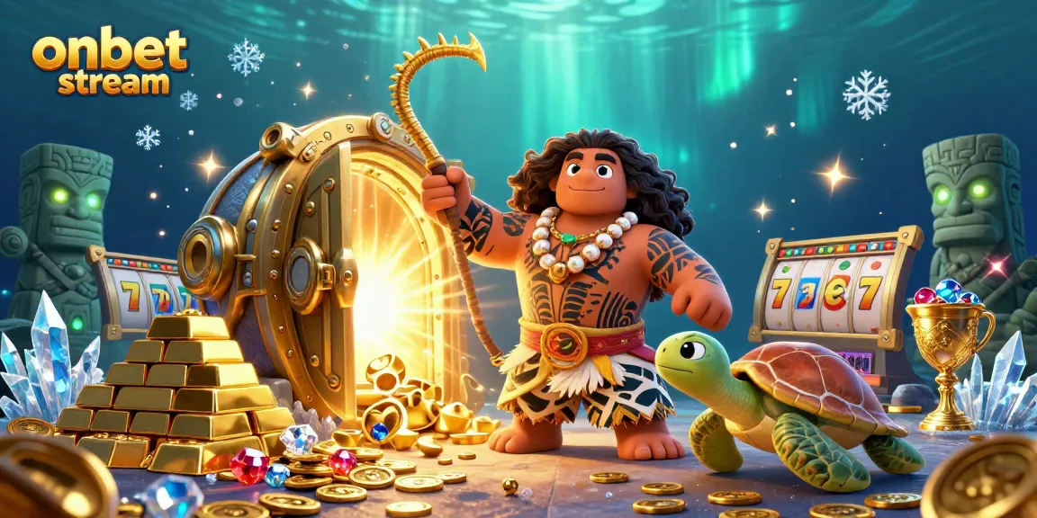 Experience the excitement of onbet stream with vibrant casino elements and dynamic characters.
