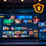 Experience the dynamic interface of 888 new online betting platform, showcasing vibrant casino games and secure navigation.
