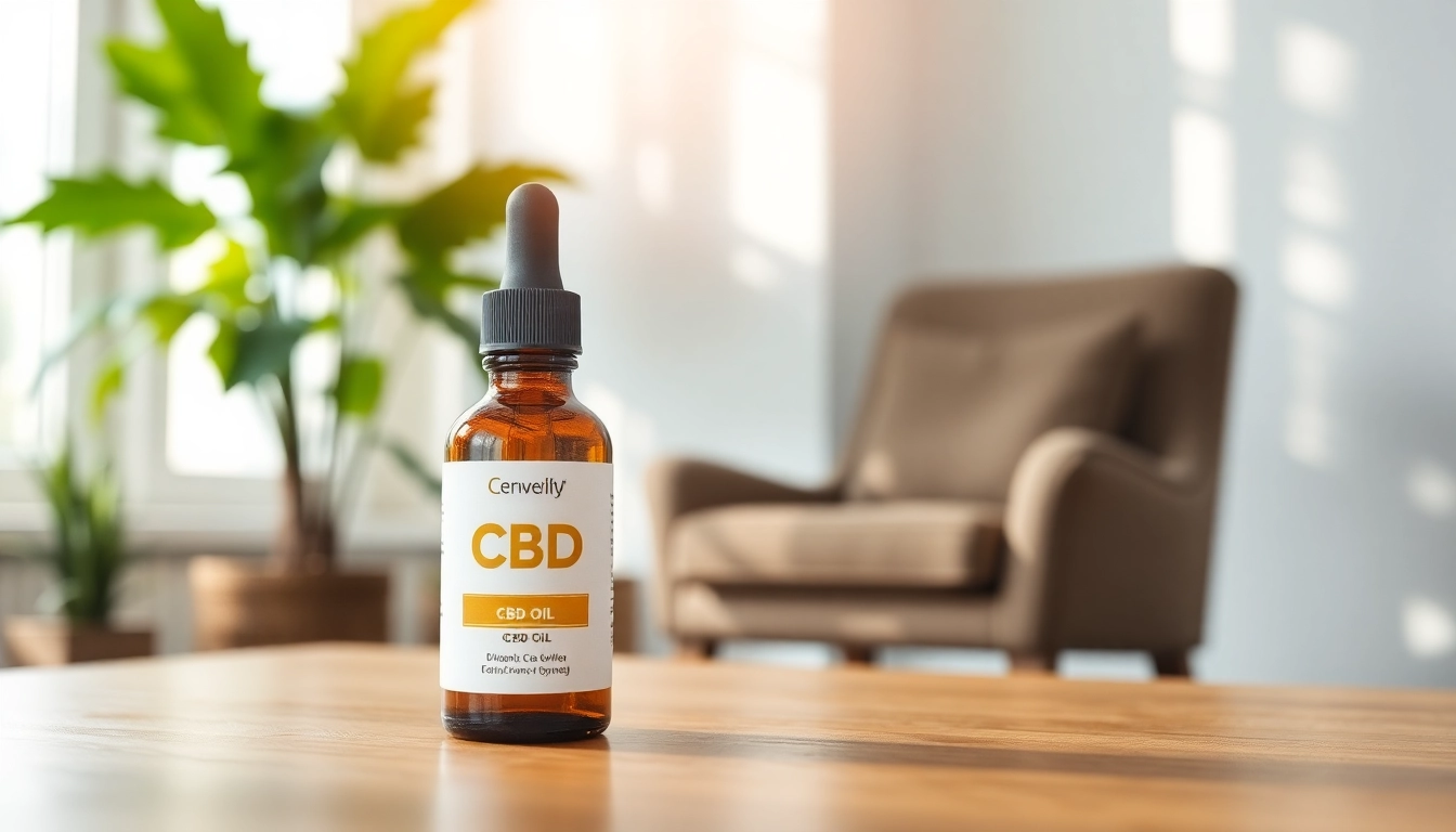 Apply CBD Oil for relaxation in a tranquil home environment with plants and natural light.