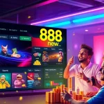 Engaging interface of 888 new online casino showcasing vibrant gaming options.