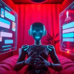 Engaging scene of a sex ai chat platform showcasing intimate virtual conversations.