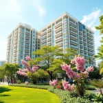 Explore the stunning landscape of Tampines EC with its elegant architecture and vibrant community.