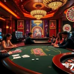 Winning at 789BET with vibrant casino tables showcasing thrilling gambling experiences.