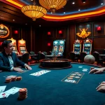Experience the thrill of gaming at nhà cái NOHU90 with lively poker tables and roulette wheels.