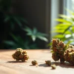 Learn how to buy weeds online with vibrant cannabis buds in a peaceful setting.