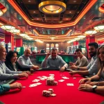 Engaging scene of players enjoying as38 game online as38 at a lively casino poker table.