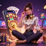 Experience thrilling gameplay at hi88 with a stylish gamer engaging in casino games.