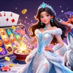 Engage in 1v1 chat with stunning visual elements of casino-themed excitement and connection.