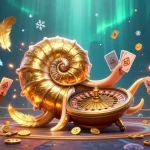 Engage with M88 asia's thrilling casino world featuring a giant nautilus roulette wheel.