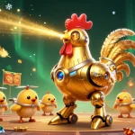 Engage with the slot world at login DRAGON222 featuring a golden robot and dynamic gaming elements.