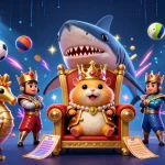 Spin and win at slot depo 5k with a dynamic 3D casino kingdom featuring a golden hamster king.