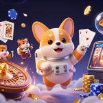 Experience winning with a 'slot bonus' in a vibrant space casino scene.