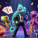 Catch the excitement of bigpot88 game with vibrant characters and lively casino elements.